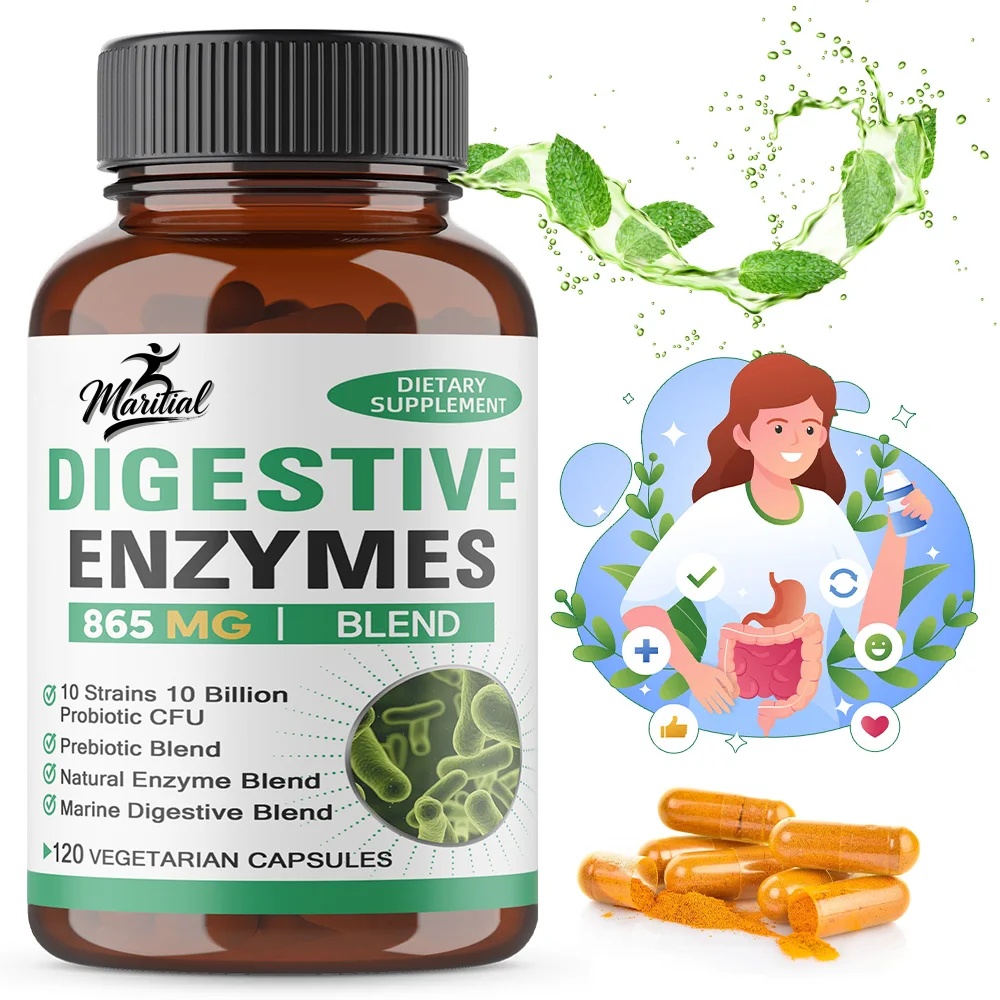 Probiotics Women Health - เอนไซม์ช่วยย่อยอาหาร + โพรไบโอติกส์ + พรีไบโอติกส์, ส่งเสริมสุขภาพลำไส้,