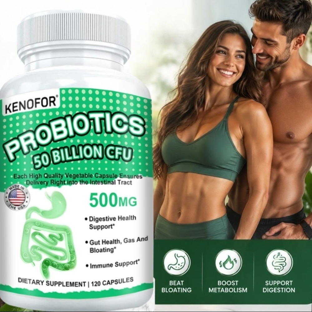Probiotics Women Health - โพรไบโอติกส์ - อาหารเสริมประจำวันเพื่อสุขภาพทางเดินอาหาร สำหรับสุขภาพลำไส้ของผู้หญิงและผู้ชาย บรรเทาอาการท้องอืดและแก๊สในกระเพาะอาหาร