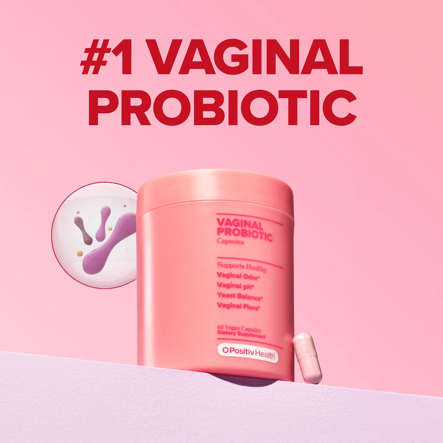 Probiotics Women Health - โปรไบโอติกสำหรับผู้หญิง Vagianl ช่วยปรับสมดุลค่า pH พร้อมพรีไบโอติก -