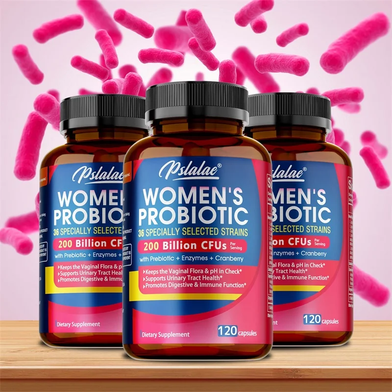 Probiotics Women Health - โปรไบโอติกสำหรับผู้หญิง - พร้อมพรีไบโอติก เอนไซม์ และแครนเบอร์รี่ บำรุงสุขภาพช่องคลอด