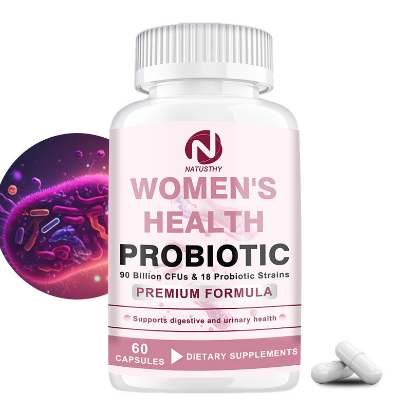 Probiotics Women Health - โปรไบโอติก 12 สายพันธุ์และพรีไบโอติกที่ออกแบบมาโดยเฉพาะสำหรับผู้หญิง - ช่วยเสริมสร้างสุขภาพทางเดินอาหาร ภูมิคุ้มกัน