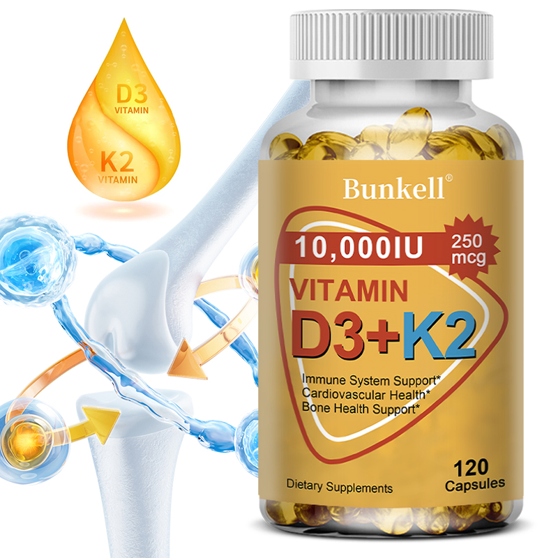 Mct Oil Coconut - Bunkell Vitamin D3 + K2 พร้อมน้ํามันมะพร้าว