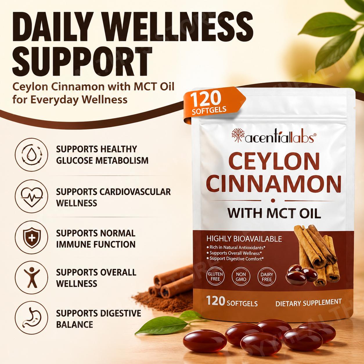 ซีลอนซินนามอนผสมน้ำมันมะพร้าว  - Mct Oil Coconut บทวิจารณ์และราคา